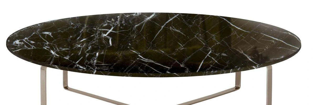 Mesa de Centro em Mármore Nero Marquina | Marmoraria Evereste - Marmoraria em Paulínia
